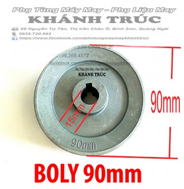 Boly 90mm mô tơ máy may công nghiệp